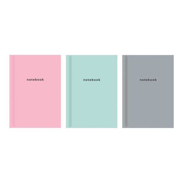 A5 Pastel Ruled Hardback Book - Assorted Notebook Journal Diary Writing Office For Cheap