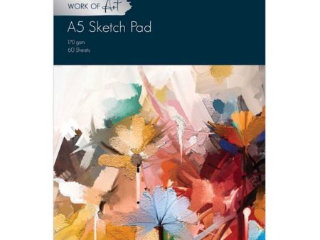 A5 Artists Sketch Pad - Assorted Designs Drawing Paper Sketchbook Creative Art Online now