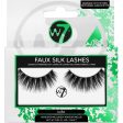 W7 Cosmetics Faux Silk False Fake Eyelashes - Aura Reusable Lightweight Natural Look Adhesive Included For Cheap