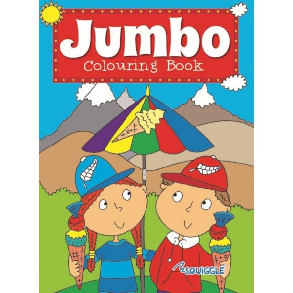 A4 Jumbo Colouring Book - Assorted Kids Children Large Pages Colouring Fun Online Sale