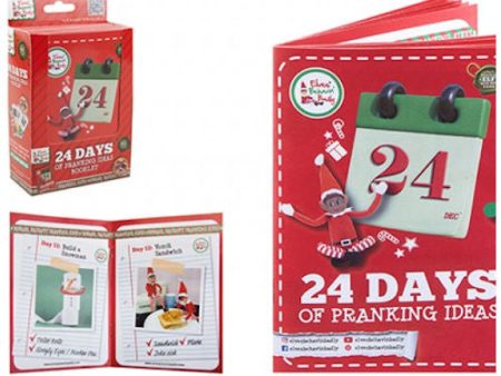 24 Days Of Pranking Ideas Book - Christmas Naughty Elves Holiday Fun Activities For Discount