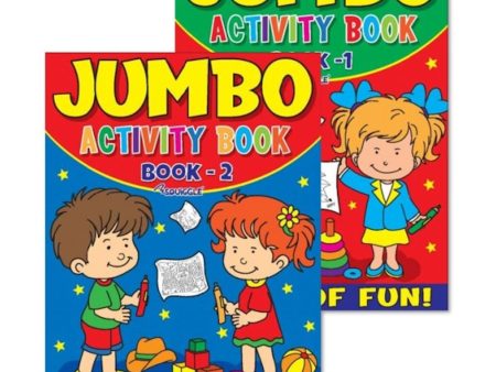 A4 Jumbo Activity Book - Assorted Activities Kids Children Engaging Puzzles High Quality Paper For Sale