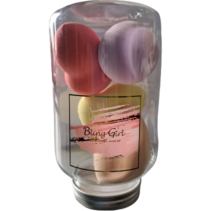 Bling Girl Jar Makeup Blender Sponges Online Hot Sale