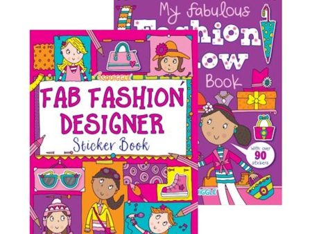 A4 Fashion Sticker Book - Assorted Stylish Scrapbooking Decorating High Quality Adhesive Stickers on Sale