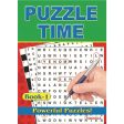 A4 Puzzle Time Book - Assorted Puzzles Engaging Brain Teasers High Quality Paper Relaxing Entertainment Online Hot Sale