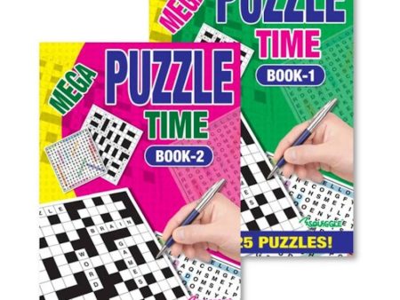 A5 Puzzle Time Book - Compact Size Puzzles Entertainment Online Sale