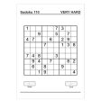 A4 Sudoku Puzzles - Assorted Challenging Puzzles Difficulty Levels High Quality Paper Relaxing Brain Teasers For Sale