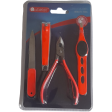 AiMiMi Stainless Steel Nail Clipper Set - Dark Orange on Sale