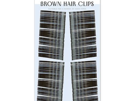 Brown Hair Grips 200 Pack - Bobby Pins Clips Styling Accessories Salon Supplies Discount