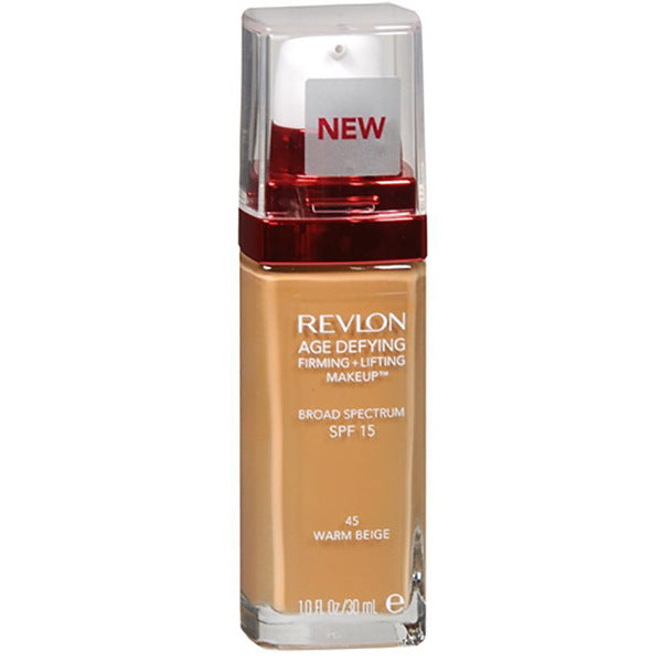 REVLON - Age Defying Firming Plus Lifting Makeup #45 Warm Beige - 1 fl. oz. (30 ml) Hot on Sale