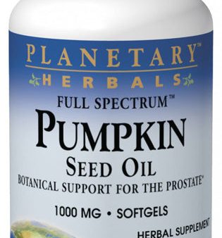 PLANETARY HERBALS - Pumpkin Seed Oil 1000 mg Full Spectrum - 180 Softgels Discount