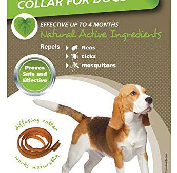 ALZOO - Natural Repellent Flea & Tick Collar for Dogs - Medium For Sale