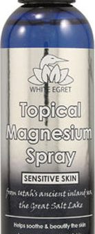 WHITE EGRET - Topical Magnesium Spray for Sensitive Skin - 8 fl. oz. (237 ml) For Cheap