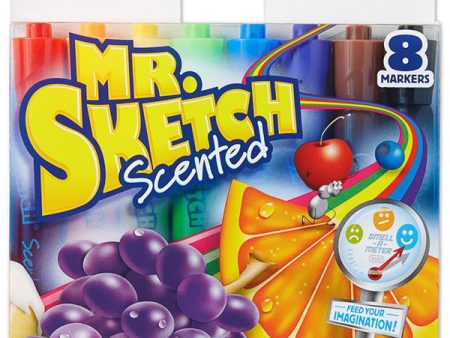 MR. SKETCH - Scented Watercolor Markers Chisel-Tip - Set of 8 For Discount