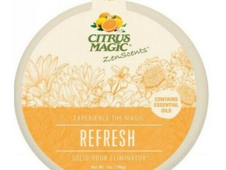 CITRUS MAGIC - ZenScents Solid Odor Eliminator Refresh - 7 oz (198 g) Fashion