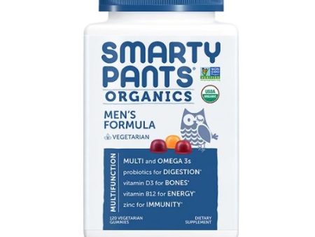 SMARTYPANTS - Organic Men s Formula Vitamin - 120 Vegetarian Gummies Online now