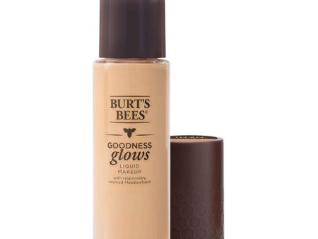 BURT S BEES - Goodness Glows Liquid Foundation, Linen Beige - 1 fl. oz. (29.5 ml) For Cheap