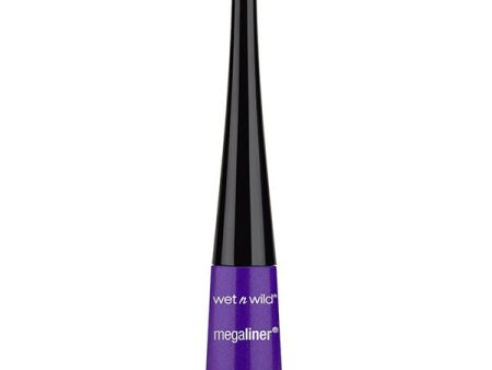 WET N WILD - MegaLiner Liquid Eyeliner Electric Purple - 0.12 fl. oz (3.5 ml) Supply