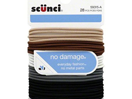 SCUNCI - No Damage Large Neutral Elastics 2 mm - 28 Bands For Cheap