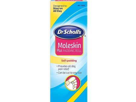 Dr. SCHOLLS - Moleskin Soft Padding Roll - 1 Roll (24  x 4-5 8 ) Cheap