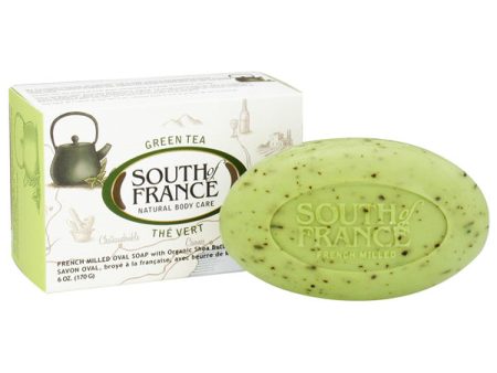 SOUTH OF FRANCE - French Milled Bar Soap Green Tea - 6 oz. (170 g) Supply