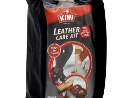 KIWI - Leather Care Travel Kit Brown - 1 Kit Fashion