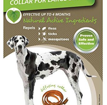 ALZOO - Natural Repellent Flea & Tick Collar for Dogs - Large For Sale