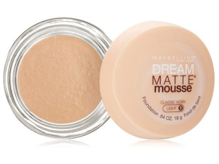 MAYBELLINE - Dream Matte Mousse Foundation Classic Ivory Light 2 - 0.64 oz. (18 g) Online Sale