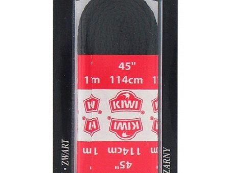 KIWI - Sport Laces Oval Black 45  - 1 Pair Sale