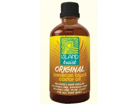 ISLAND TWIST - Jamaican Black Caster Oil Orginal - 4 fl oz (118 ml) Online Hot Sale